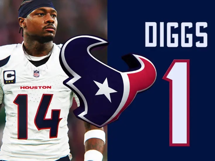 NFL: ¡Confirmado! Stefon Diggs elige el número 1 con los Houston Texans