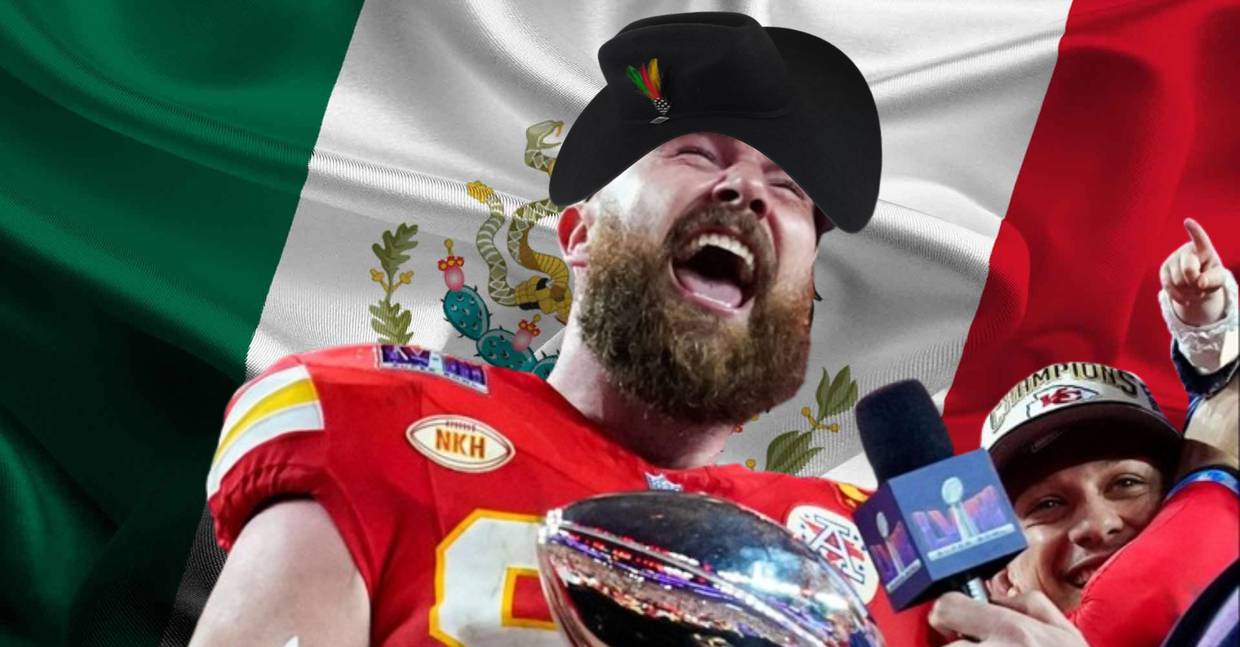 Travis Kelce no se olvida de México luego de ganar el Super Bowl.