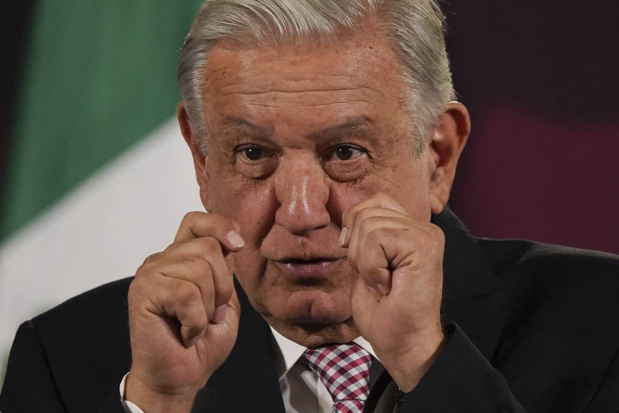 El presidente mexicano, Andrés Manuel López Obrador, recupera "aprobación" en su cargo, de acuerdo con la encuesta del diario Reforma. (AP Foto/Marco Ugarte)