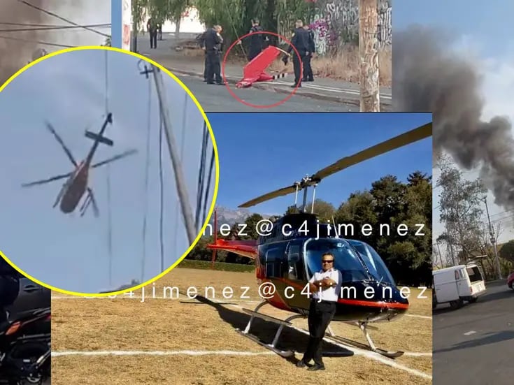 Identifican a víctimas de caída de helicóptero en Coyoacán, ¿Qué se sabe?