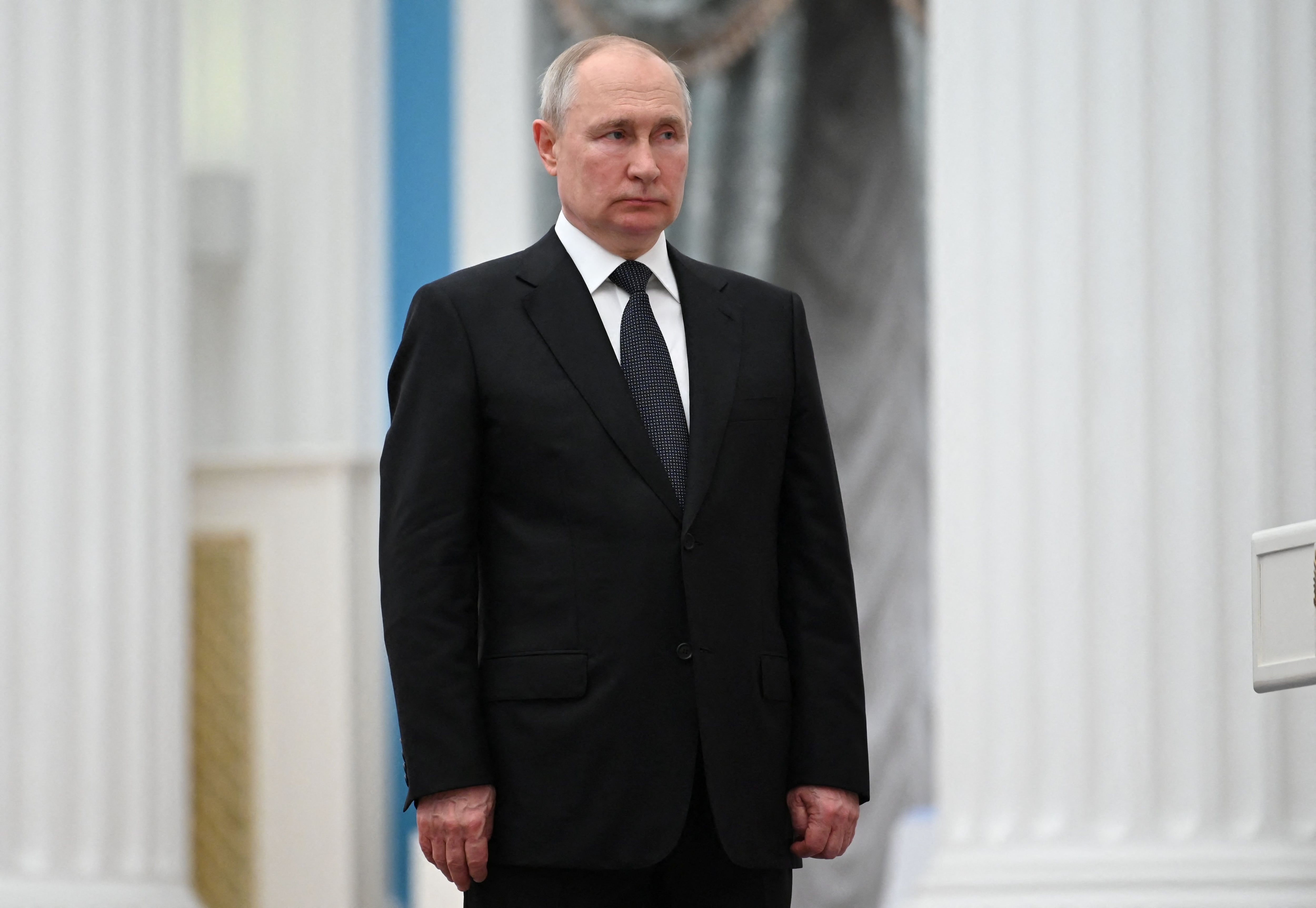 FOTO DE ARCHIVO. El presidente ruso Vladimir Putin asiste a una ceremonia para entregar premios estatales en Moscú, Rusia, el 2 de agosto de 2023. Sputnik/Alexander Kazakov/Kremlin vía REUTERS