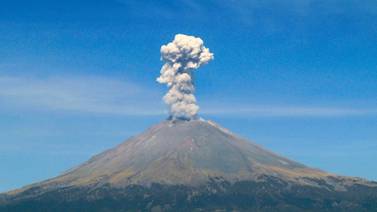 Volcán Popocatépetl registra expulsión de material incandescente