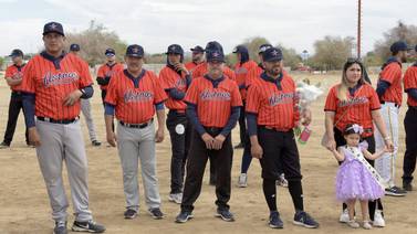 Inaugura personal del Gobierno municipal Liga de Beisbol Interejidal de Hermosillo