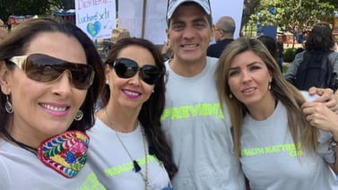 Verónica del Castillo se une a protesta  contra la vacuna anti Covid