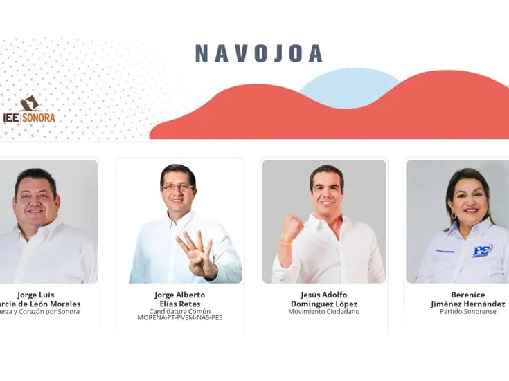 Debate de candidatos a la alcaldía de Navojoa a las 19:00 horas
