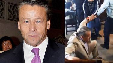 [VIDEO] ¡Pelea, pelea! Alfredo Adame se agarra a golpes con abogado de Carlos Trejo