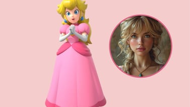 Cómo se vería la princesa Peach de Mario Bros en la vida real según la Inteligencia Artificial