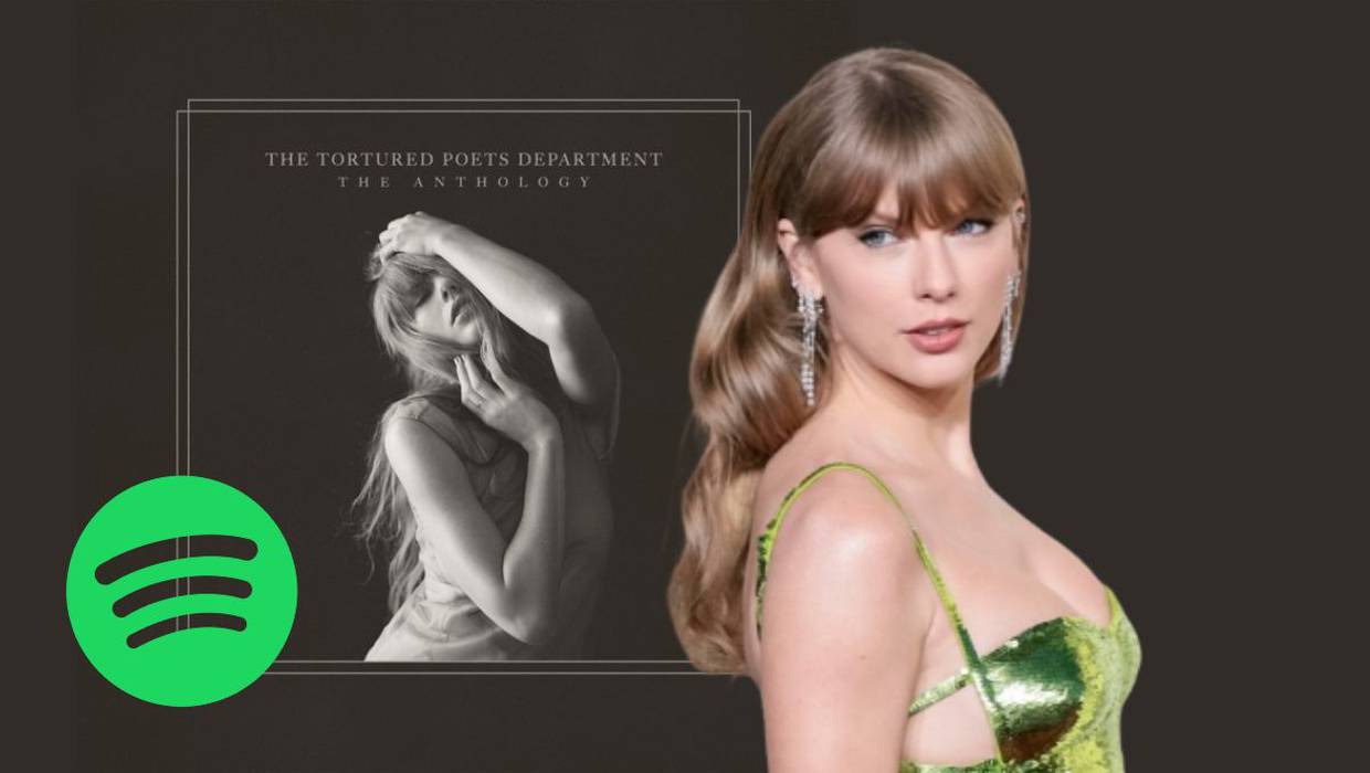 ¡Taylor Swift rompe récord en la historia de Spotify!: en 24 horas recibe más de 300 millones de reproducciones con su nuevo álbum!