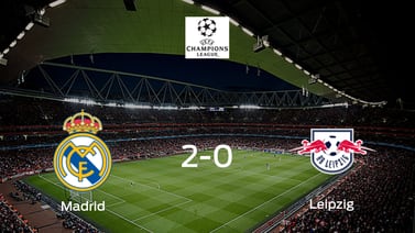 Tres puntos para el equipo local: Real Madrid 2-0 RB Leipzig