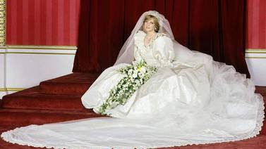 El icónico vestido de novia de la Princesa Diana será exhibido por primera vez en 25 años