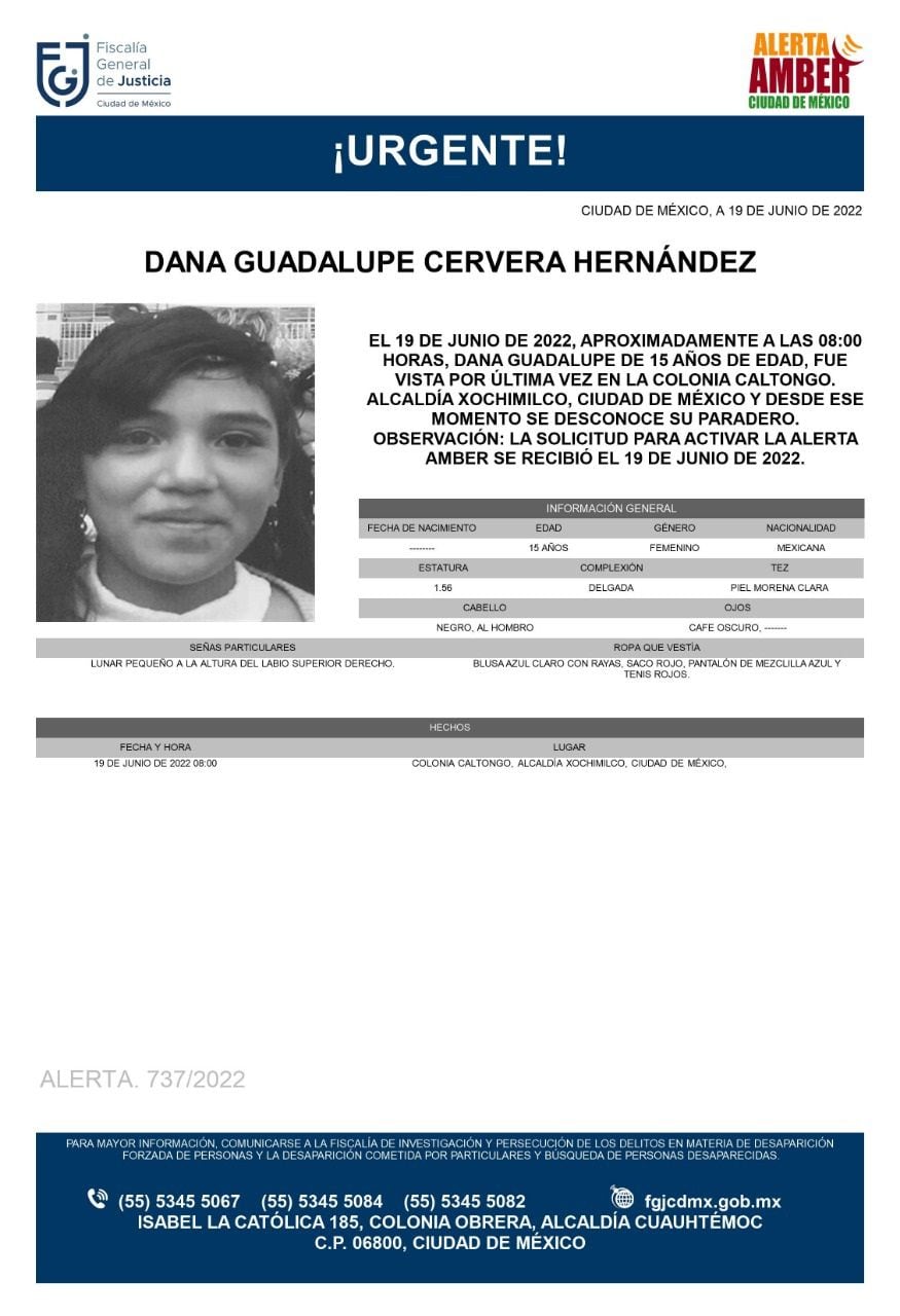 Alerta Amber CDMX: Desaparecen nueve menores en la capital | Noticias ...