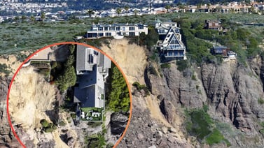 VIDEO: Hombre se niega a abandonar su mansión multimillonaria pese a riesgo de caer por el acantilado de California, EU