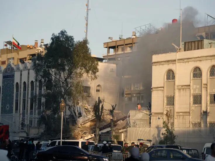 Siria condena a Israel por bombardeo que dejó 7 muertos y destrucción del edificio de consulado de Irán