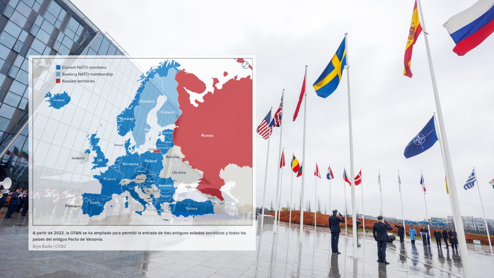 Con la adhesión de Suecia y Finlandia a la OTAN ahora todos los países nórdicos se encuentran en ella para descontento de Rusia. | EFE