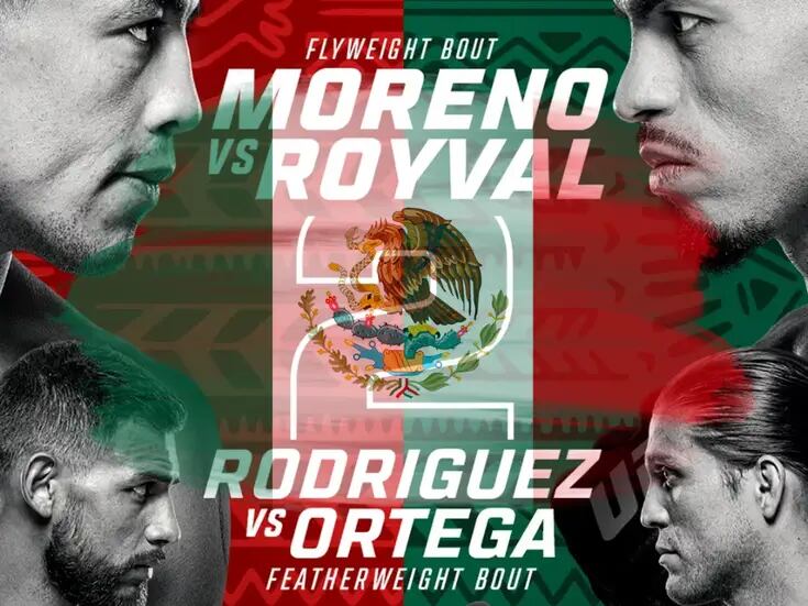 UFC México: Estos son todos los pronósticos y las apuestas favoritas para Moreno vs. Royval y Ortega vs. Rodríguez