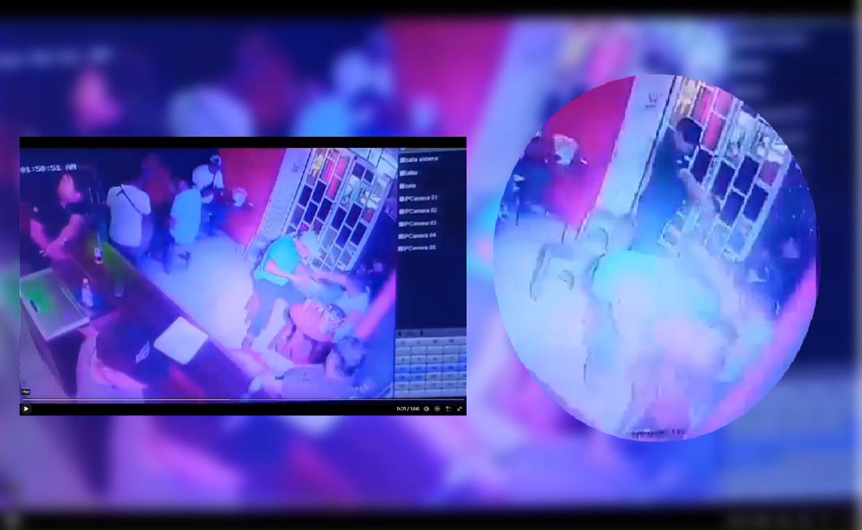 Asesinan a 2 hombres en bar "El pato" en Tabasco. // Foto: Captura de video @edendelsureste