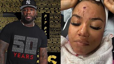 VIDEO: 50 Cent, enfurecido, lanza su micrófono a la multitud y locutora de radio resulta herida
