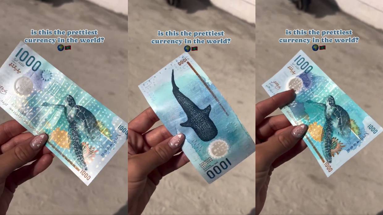 Conoce uno de los billetes más bellos del mundo: el 1000 Rufiyaa de Maldivas