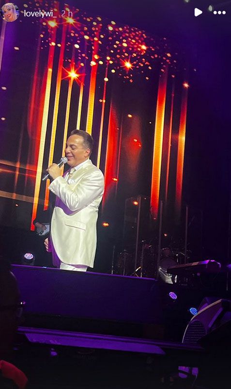 Cristian Castro dedicó la canción "Lloran las rosas" a su nueva novia durante un concierto en Guadalajara.
