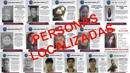 FGE localiza a 16 personas reportadas como desaparecidas