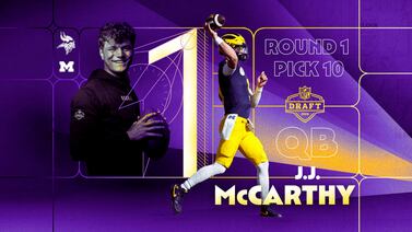 NFL: El ganador del campeonato nacional con la universidad de Michigan J.J. McCarthy es nuevo jugador de los Minnesota Vikings