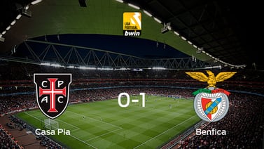 Benfica vence por la mínima a Casa Pia (1-0)