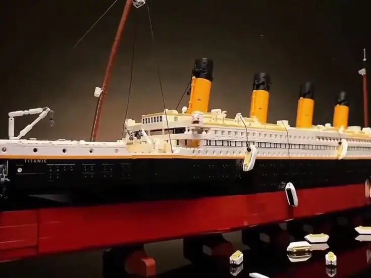 VIDEO: así se ve una réplica muy exacta del Titanic hecha con figuras Lego