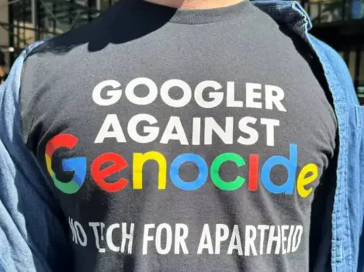 Google despide a empleados que protestaron contra genocidio en Palestina