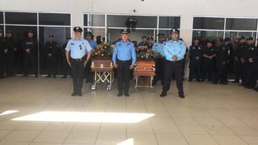 Realizan guardias a policías asesinados en Obregón