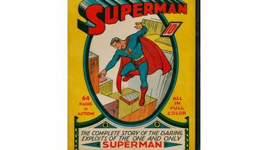 Subastan primer ejemplar de cómic de Superman por 2.6 mdd