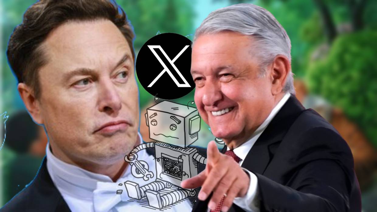 Musk inició la purga de bots de X, antes Twitter, petición que Andrés Manuel López Obrador le había hecho muchas veces.