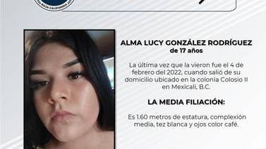 Familiares buscan a Alma Lucy González Rodríguez