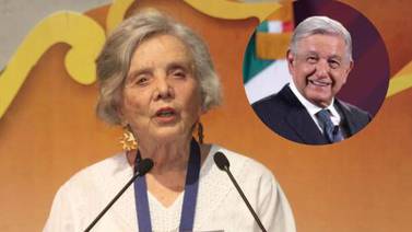 “Bien merecido”, dice AMLO sobre que Elena Poniatowska reciba Medalla Belisario Domínguez