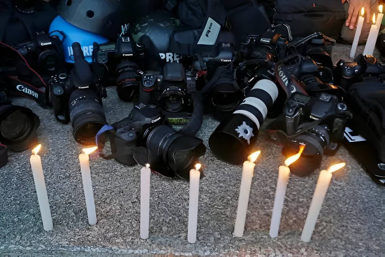 Durante la mañanera han reconocido el asesinato de 19 periodistas en México de 2022 a la fecha.| Shutterstock.com/Nelson Antoine (Unesco)