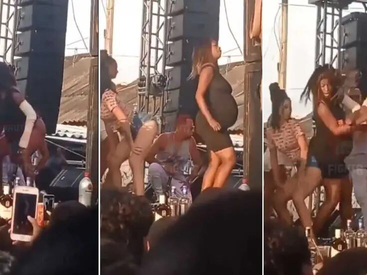 VIDEO: Novio golpea brutalmente a su pareja embarazada mientras perreaba en el escenario