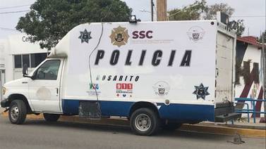 Instala Policía de Rosarito unidad móvil vacía en Centro Comunitario