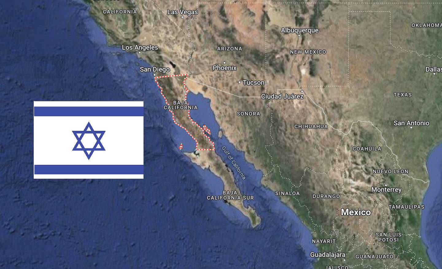 Uno de estos esfuerzos incluyó una sugerencia de la princesa Marie Bonaparte para que los Estados Unidos compraran Baja California a México y establecieran allí un estado judío.