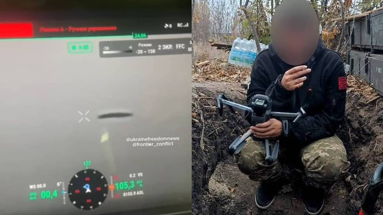 Soldado ucraniano afirma haber grabado a OVNI en zona de guerra
