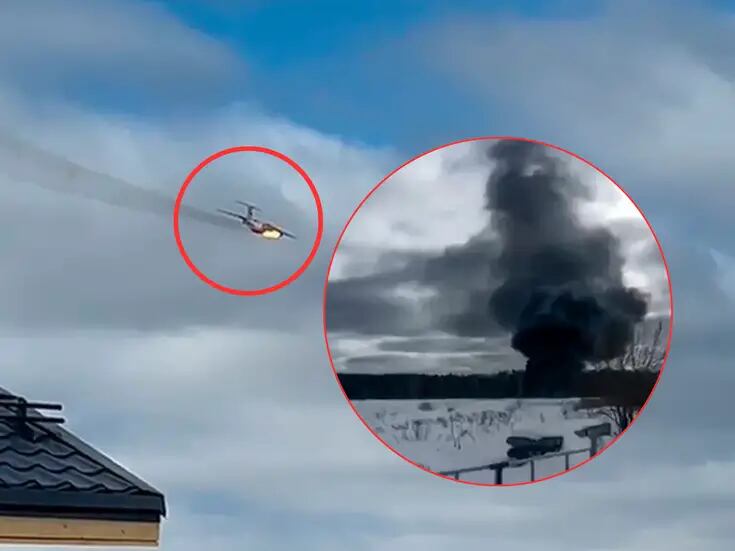 VIDEO: Russian military plane crashes with 15 people on board