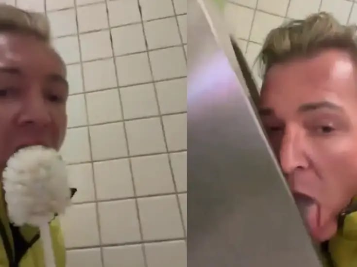 Candidato político alemán es expuesto en videos lamiendo baños públicos