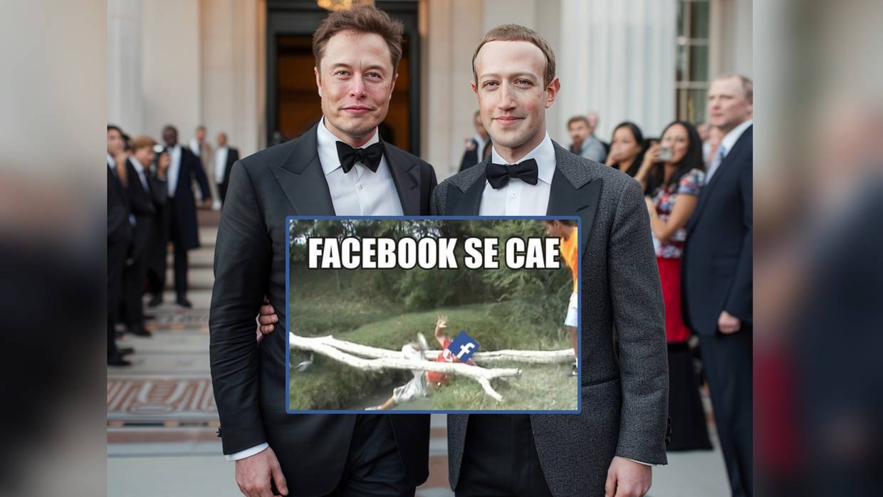 Elon Musk se mofó de la caída de Facebook con un sutil tuit.