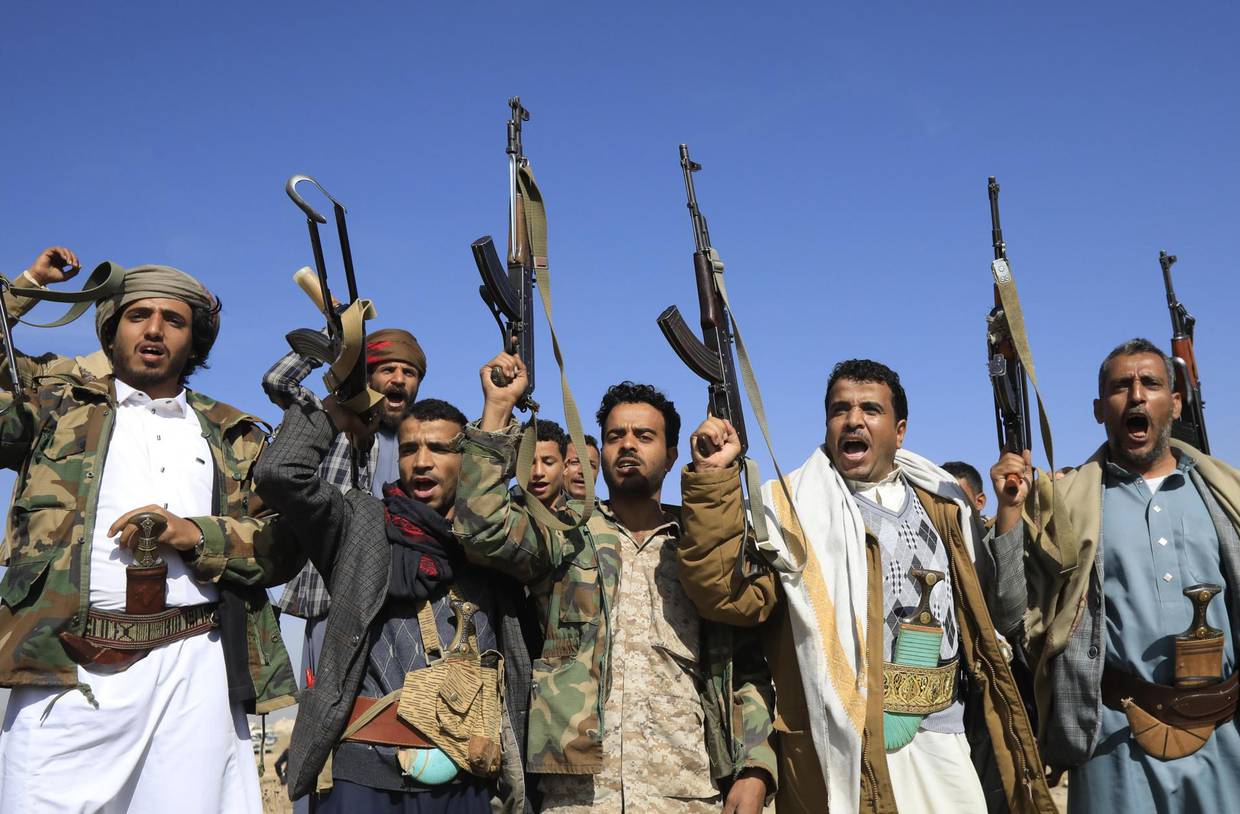 Imagen de archivo de rebeldes hutíes en Sana. | EFE