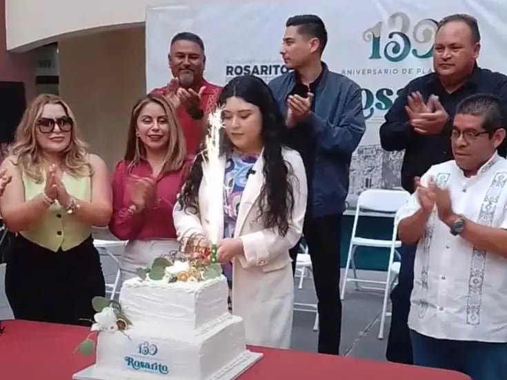 Celebran en Palacio Municipal el aniversario 139 de Rosarito