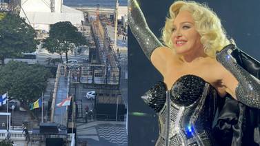 Madonna en Brasil: se construye un sorprendente puente que conecta el escenario con el hotel en donde se hospeda la cantante