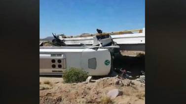 VIDEO: Un muerto y 19 heridos tras camionazo en Caborca-Sonoyta