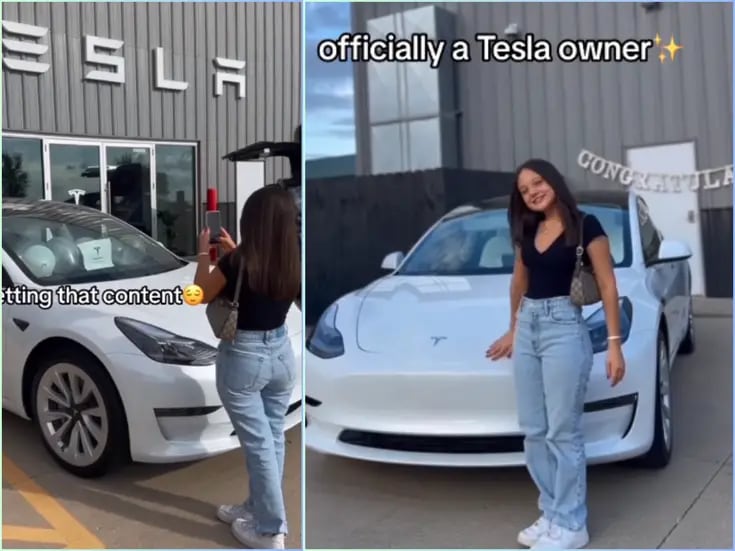 Viral: Joven comenzó a invertir en la Bolsa de Valores a los 14 años y a sus 17 años ya compró su propio Tesla