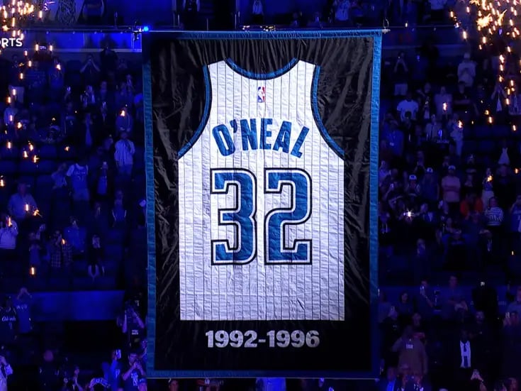 NBA: Orlando Magic retira el dorsal #32 del legendario Shaquille O’Neal