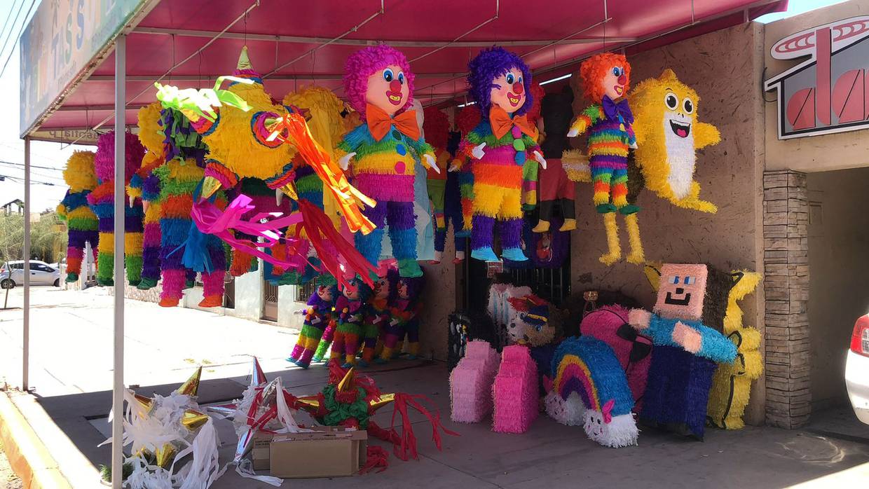Obregón.-Esperanzados piñateros con incrementar sus ventas el Día del niño