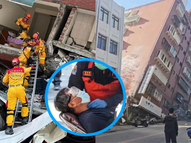 Continúan rescates tras sismo en Taiwán: 13 muertos, 442 atrapados y pérdidas millonarias