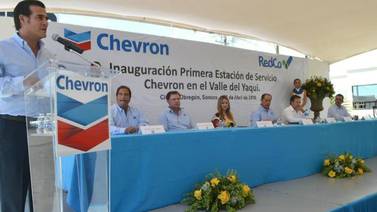 Instalan en Obregón 3 estaciones Chevron